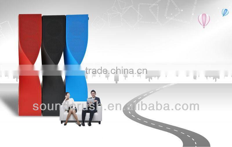 Butterfly shape portable speaker twisted bluetooth speaker