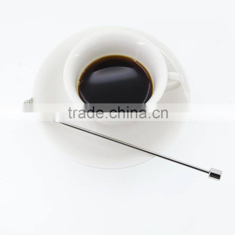 Custom dolphin designed silver magnetic coffee stirrer health care product