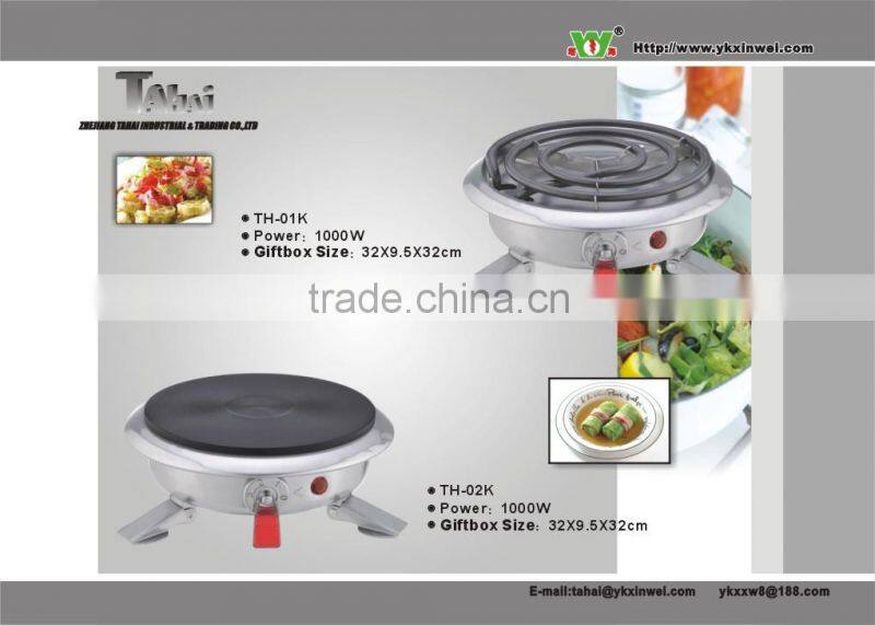 coffee electric stove mini stove 1000W(TH-01K)