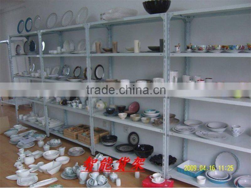 office department sloted angle steel shelf