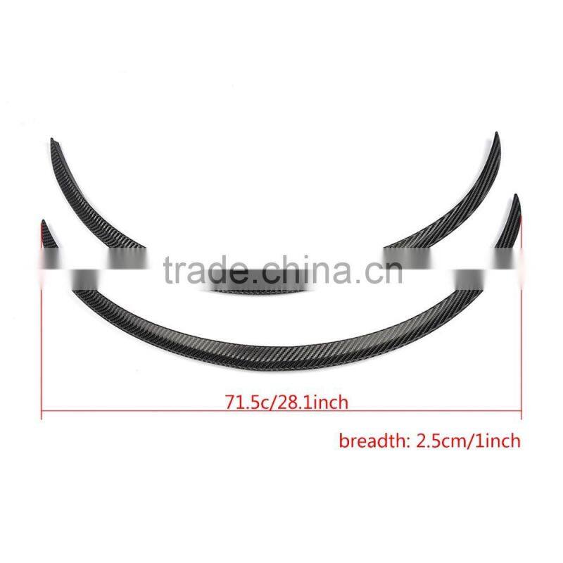 1Pair 29" PP Texture Diffuser Bumper Wide Body Fender Flares Lip For BMW Audi( FIT: universal )