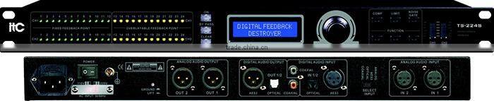 TS-224S Digital Feedback Suppressor for Professional Sound System