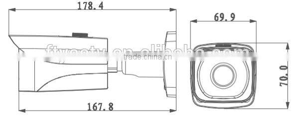 Original Dahua DH-IPC-HFW4800E 4K 12MP PoE Mini IR Bullet Camera IP