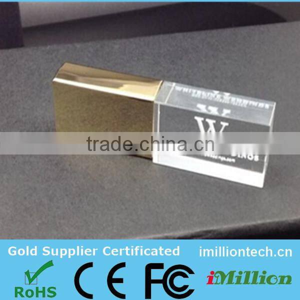 Rose gold USB flash drive,Rose gold color gifts for crystal usb memory 8GB