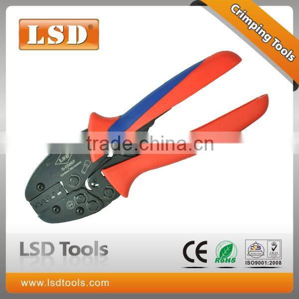 CE ROHS experience production for 10years LSDgood qutails pliers for wire-end ferrules S-056EF ratchet hand crimping tools