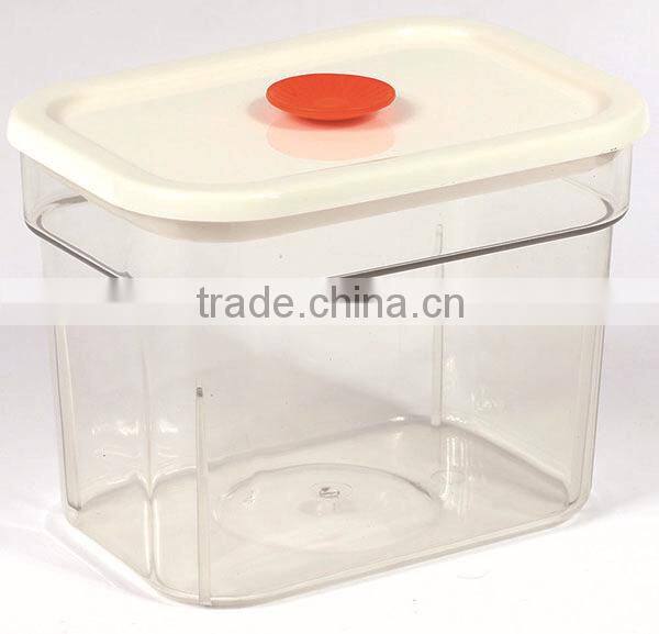 Small Size Transparent Plastic Food Storage Jars
