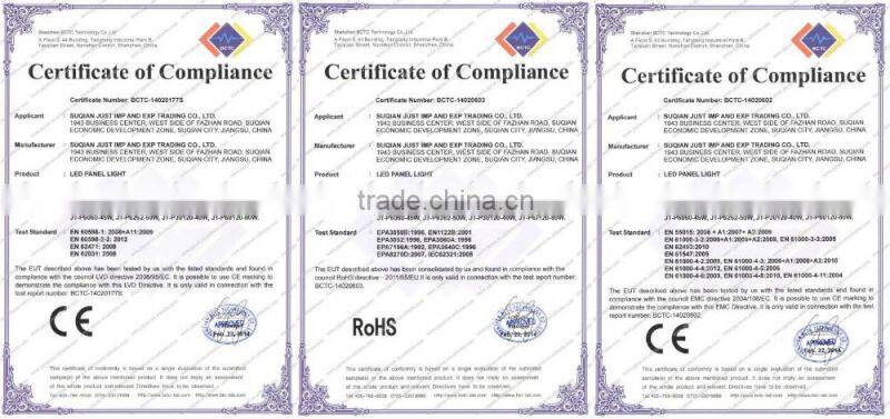 36w led light panel surface mounted square led panel light 600X35MM CE ROHS