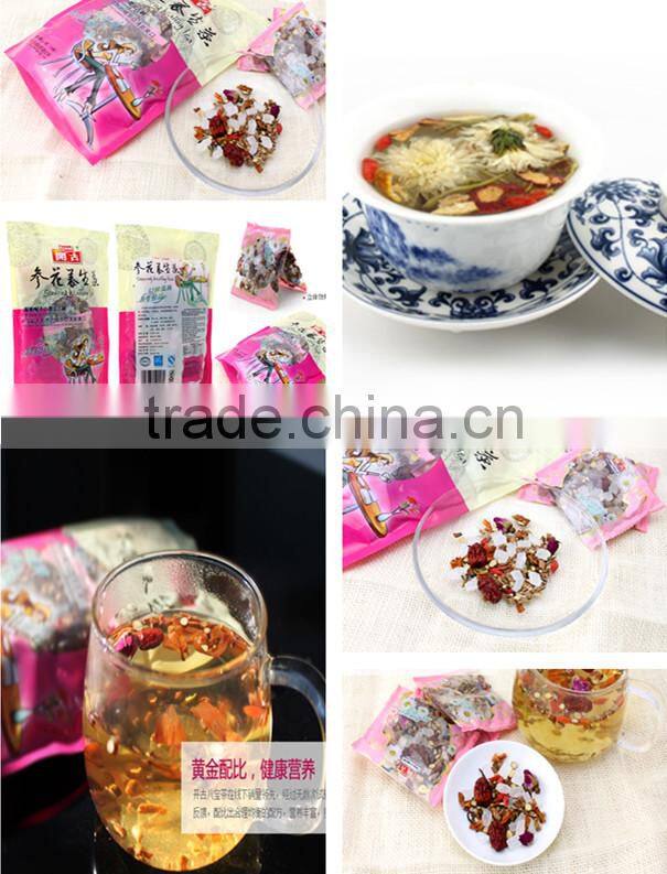 Chinese flower fruit herbal healthy blended tea