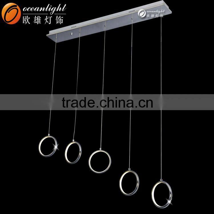 Crystal Sand Pendant Lamp Lampadari Modern Acrylic Light OXD9065-6C