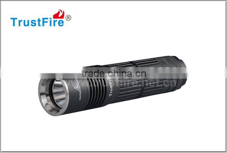 Led flashlight Trustfire A8 with Nylon pouch type T6 portable torch light with free battery and charger