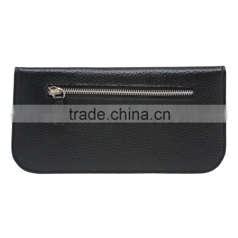 PU leather Rfid blocking cell phone pouch