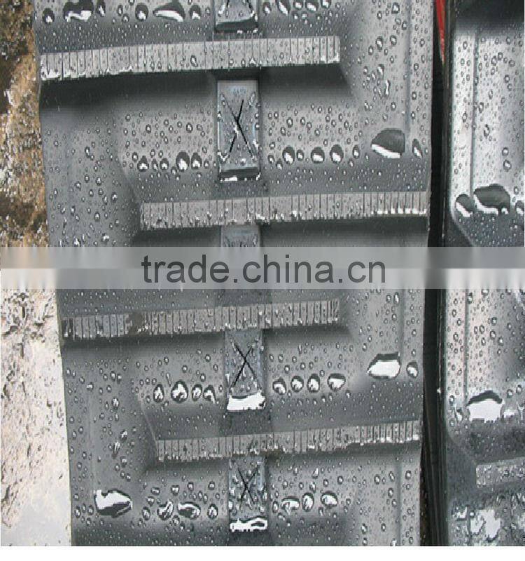 Good price for Paddy harvester rubber track, combine harvester rubber belt