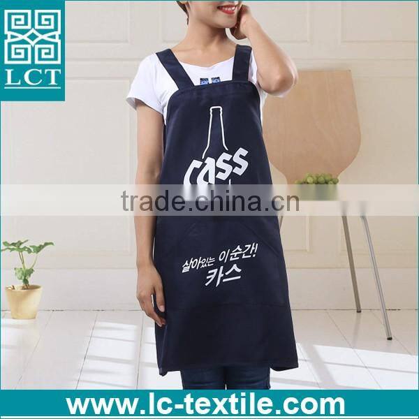 Restaurant Bar Uniforms oem apron for korean market promotional