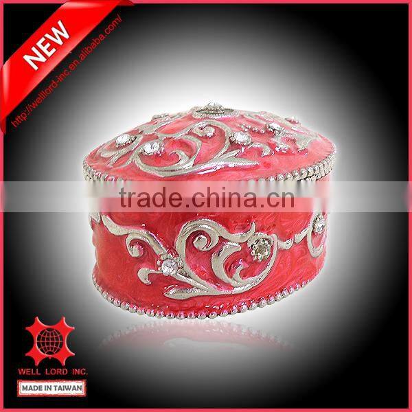 High end romantic solid jewelry custom gift box