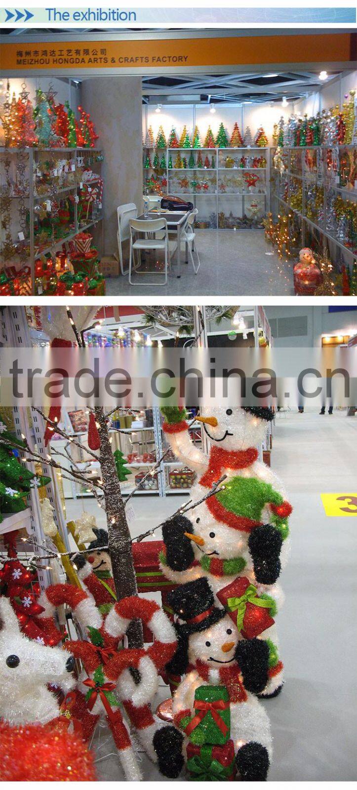 Wooden christmas decorated wooden house