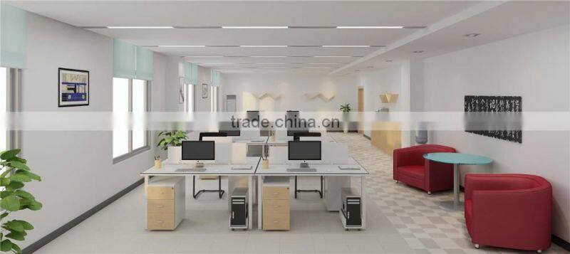 Four seats office table and chair , office table and chair price