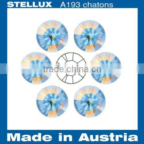 Stellux A193 Glass chatons Point back rhinestones Crystal AB