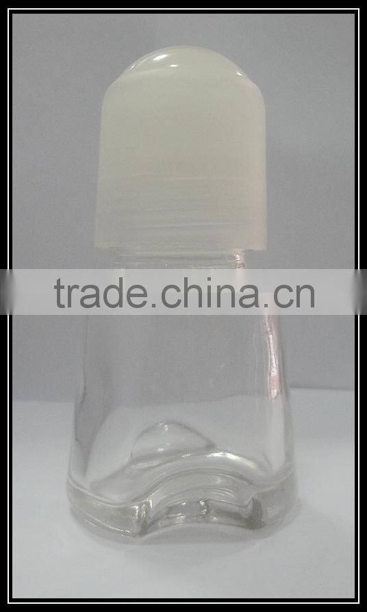 transparent walk bead bottle with cap