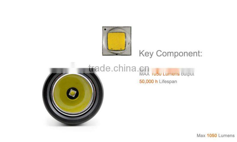 High end ip 68 good looking diving led flashlight for professional divers