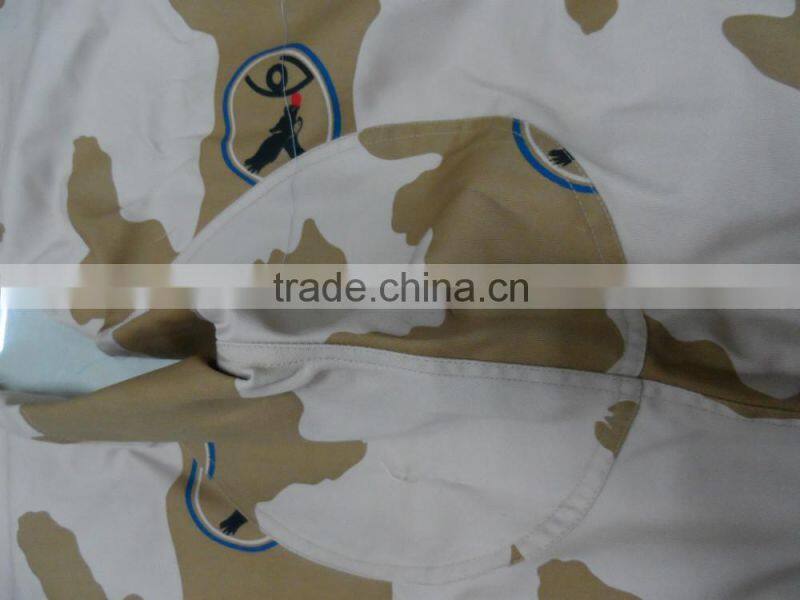 OEM cotton polyester twill desert camouflage USA army battle dress uniform clothing sets