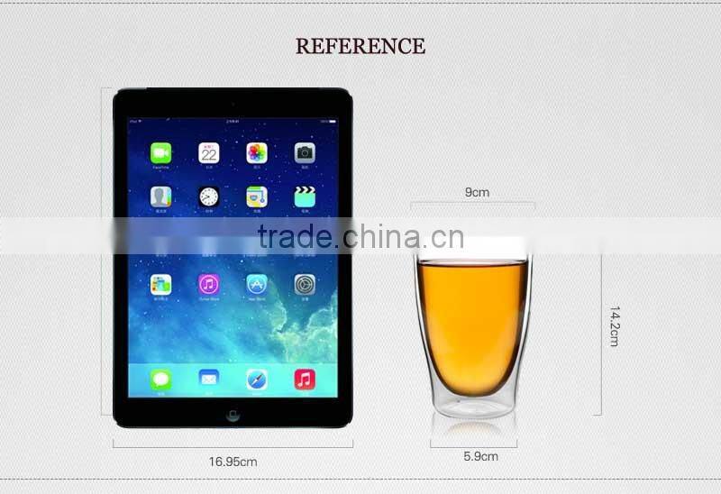 Starbucks distributors clear double wall tea glass water bottle mug