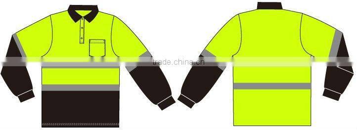 reflective safety T-shirt,reflective worker T-shirt, working T-shirt