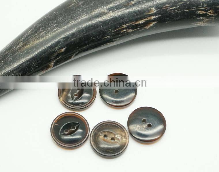Fish Eye Horn Shirt Buttons