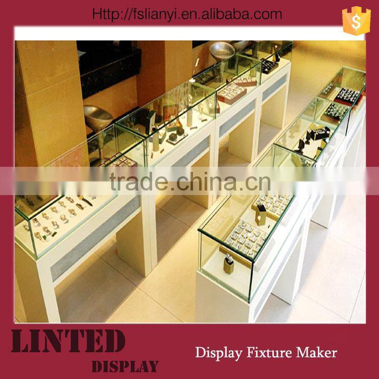 glass jewelry and watch display Cabinet