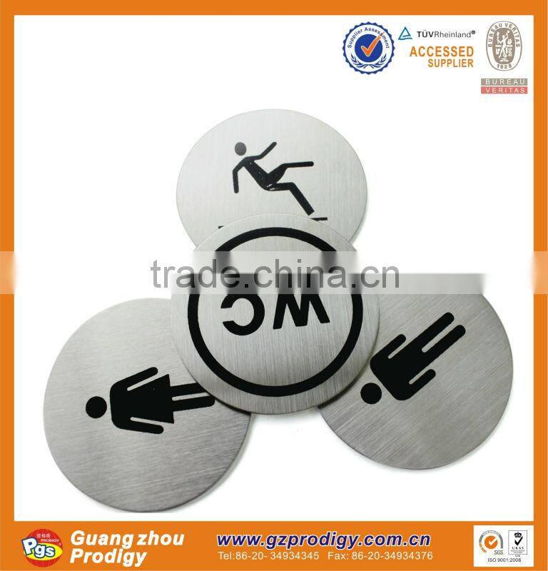 adhesive safety doorplate no dog warning sign