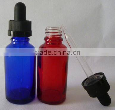 Blue plastic dropper bottle, essential oil bottle, aroma oil bottle