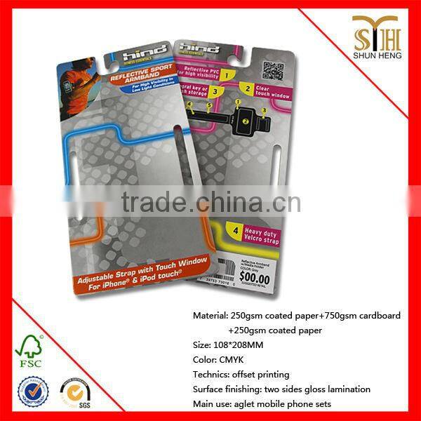 sport armband clear hang tags for gloves