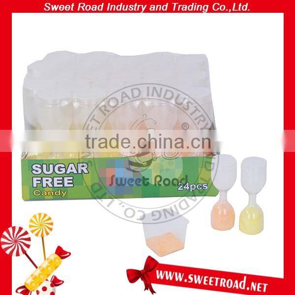 Sweet and Sour Hourglass Shaped Fruit Powder Candy