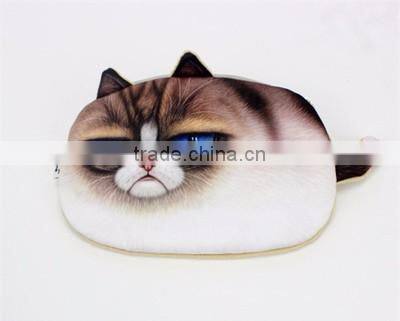 Xianjian Customized Logo Small 3D cat Bag, 2D Storage Bag, Cute Pussy Coin Purse (BXJ825)