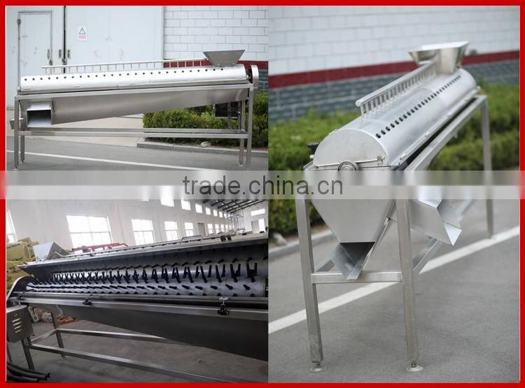Horizontal Type Automatic Chicken Feet Skin Peeling Machine / Chicken Feet Skin Removing Machine