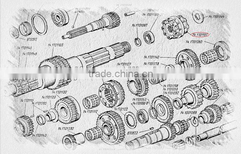 KAMAZ GEAR synchronizer 14-1701151