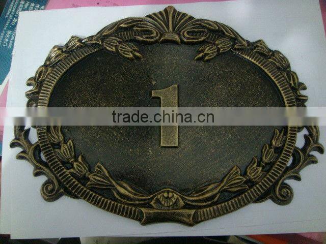 casting nameplate aluminum alloy material