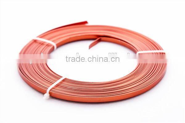 anodized Flat Aluminium Craft DIY Florist Decor Wire