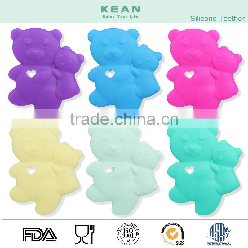 Fashion silicone teether baby gift new year and christmas present