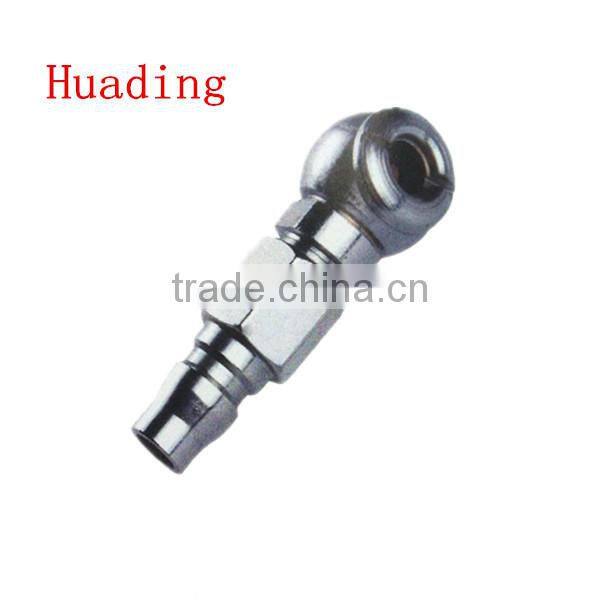 1/4 " 5/16" hose barb air chuck ,brass body with clip