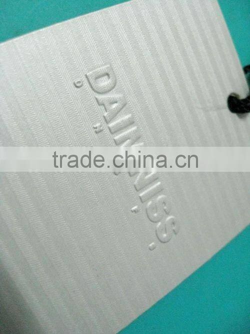 printed paper hang tag
