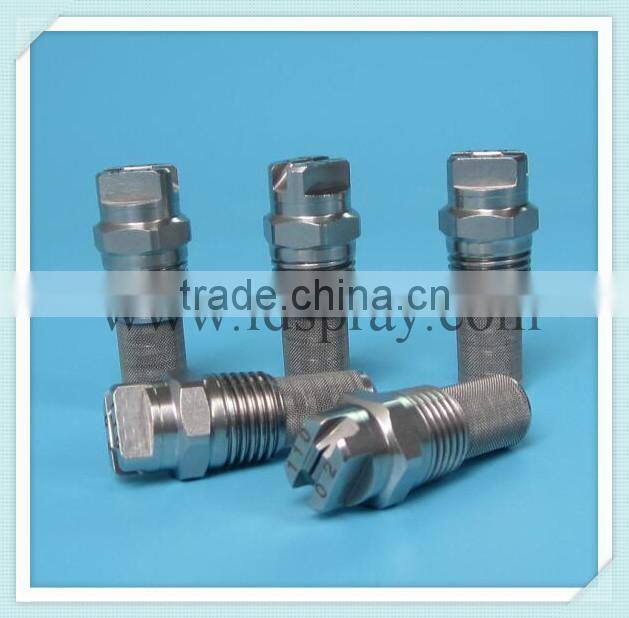 Stainless steel and brass vehicle cleaning washing fan spray nozzles