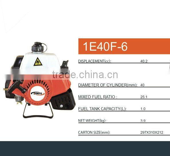 china small petrol engine 1E40F-6