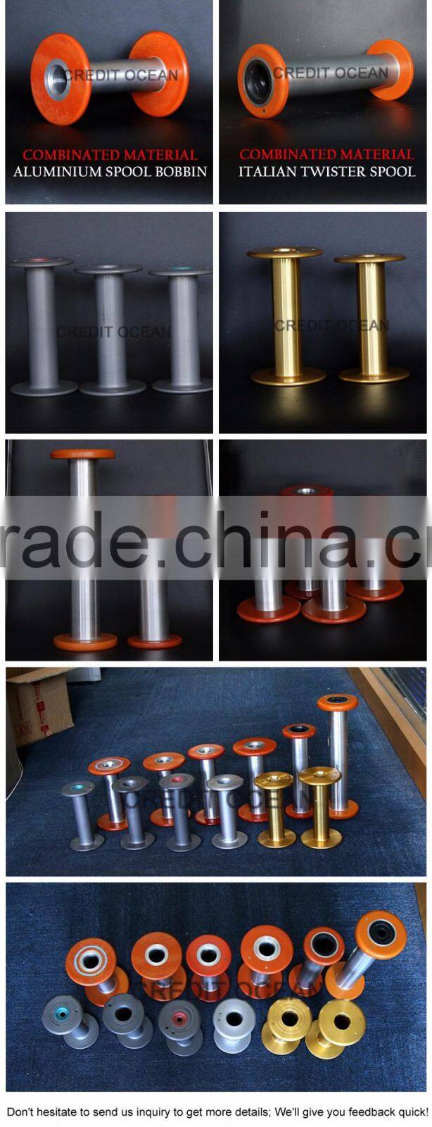 CREDIT OCEAN aluminum spool bobbin for covering machine