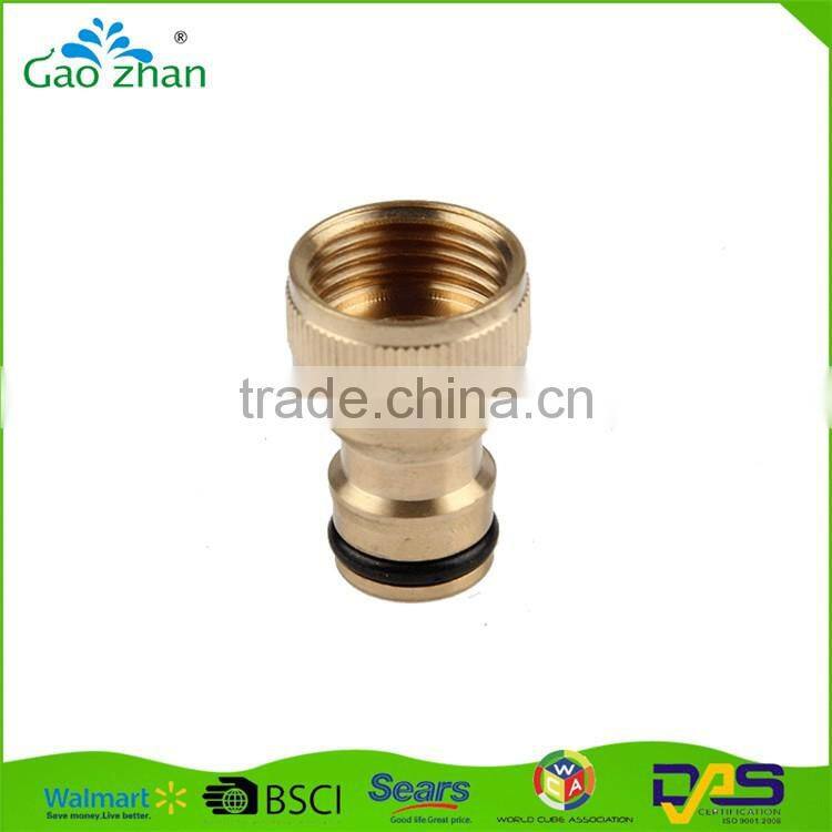 Brass garden hose swivel connector, male thread connector,nipple tap adapter