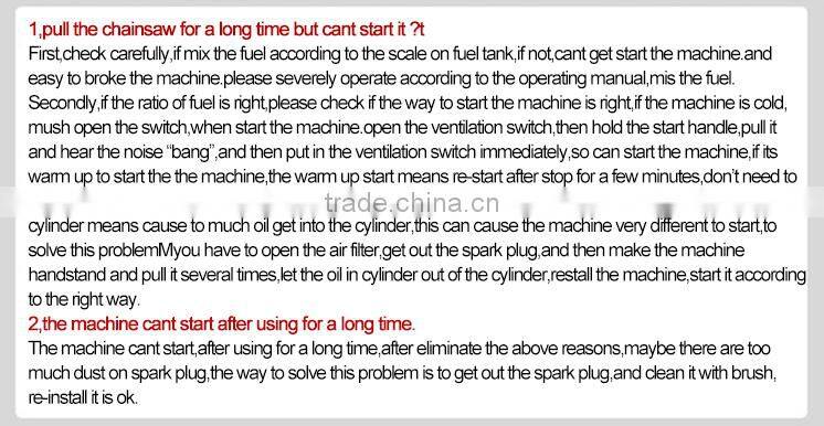 O-JENAS 066 Chainsaw 91.6cc widely used garden cutting tools