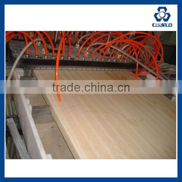 CE STANDARD HIGH PERFORMANCE WOOD PLASTIC BOARD EXTRUSION MACHINE, WOOD PLASTIC PRODUCTION MACHINE
