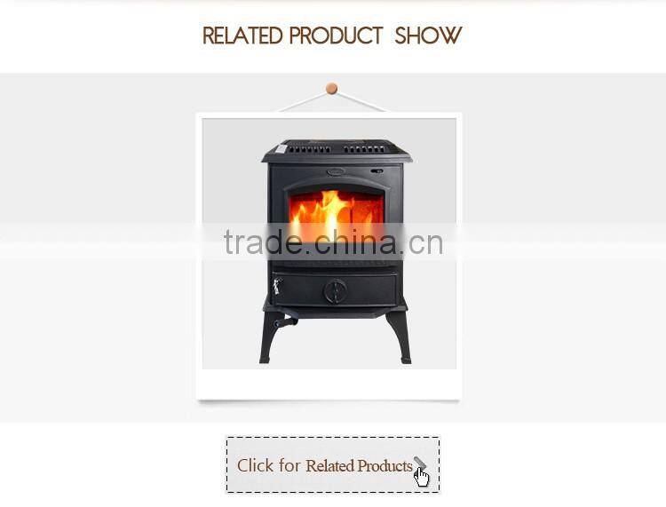 Factory Direct Selling fireplace Cast Iron Material Wood burning stove with low price