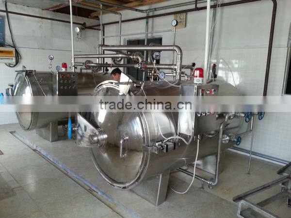 counter pressure steam spray sterilizer retort for canning food