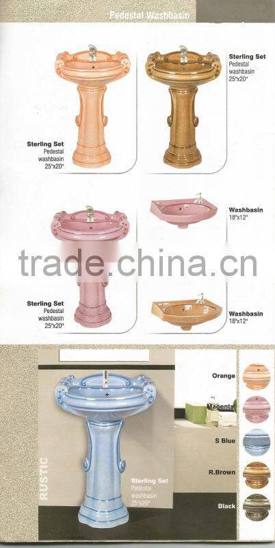 Wash Basin With Pedestal