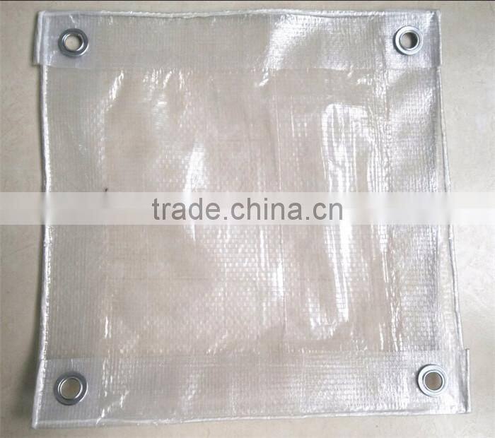 high tensile transparent tarpaulin, greenhouse covering tarpaulin, low price PE tarpaulin